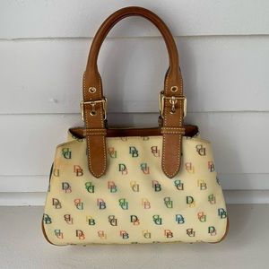 Dooney & Bourke Rainbow Logo Bucket Satchel